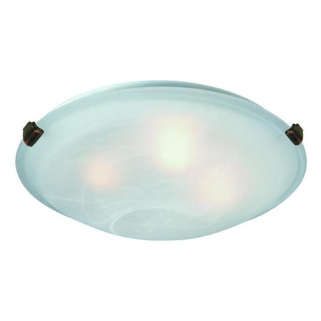 Artcraft 3 Light Special Brushed Nickel Flush Mount AC2352SPBN